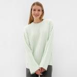 Джемпер вязаный женский MINAKU: Knitwear collection, цвет фисташковый, размер 46-48