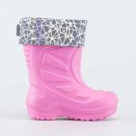 розовый сапожки дошкольная, школьная Полимерн.мат.