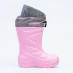 розовый сапожки школьные ЭВА