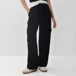 Брюки карго женские MIST размер 40-42, чёрные