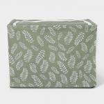Кофр для хранения вещей Доляна Leaves, 50?40?33 см, 66 л, зелёный