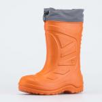 оранжевый сапожки школьно-подростковые полимерн.мат.