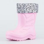 розовый сапожки школьные ЭВА