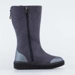 серый сапожки женские Войлок