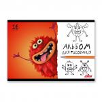 "Светоч" 16АЛСК4_1_3_9 Альбом для рисования 100 г/м2 A4 29 х 20.5 см 16 л. на скобе 10 шт.