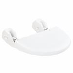 Сиденье настенное для душевой кабины, откидное с фиксированным  креплением к стене.