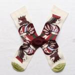 Девид Корнхабер | Носки "Рождение театра. История королей", р-р 36-38 (молочный)