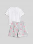 Набор детский для девочек ((1)футболка и (2)шорты) Pitaya разноцветный