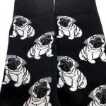 В мире животных | Носки Грустный мопс, р-р 38-44 (черный)