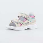 беж-роз туфли летние малодетская, дошкольная Нат. кожа