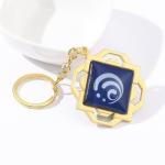 Genshin Impact | Брелок  – элемент воды ГИДРО, 12,3Х5,3см (синий)