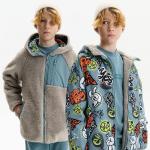 BZIM3387 двусторонняя ветровка для мальчиков