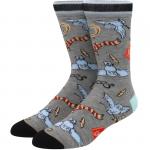 Гарри Поттер | Носки Букля на сером, р-р 38-42 (серый)