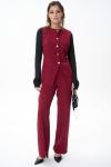 Брюки Дарси (бордовый)