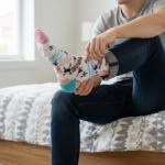 Гарри Поттер | Носки "Сладкое королевство", р-р 38-42 (белый, розовый)