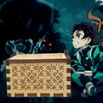 Истребители Демонов (01) | Музыкальная шкатулка "Тандзиро Камадо", р-р 6,5х5,2см (крафтовая)