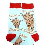 В мире животных | Носки Не переживаю за прическу, р-р 38-44 (мятный, красный)