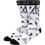 Гарри Поттер | Носки Очки и Дары смерти, р-р 38-42 (белый, черный)