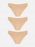 Трусы женские в наборе из 3 шт. Edison бежевый