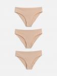 Трусы женские в наборе из 3 шт. Edison бежевый