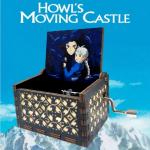 Мир Хаяо Миядзаки | Музыкальная шкатулка "Ходячий замок. Хаул и Софи"р-р 6,5х5,2 (черная)