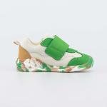 беж-зел полуботинки ясельная, малодетская Комбинирован.