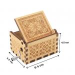 Атака Титанов | Музыкальная шкатулка "Штурм", 6,5х5,2см (крафтовая)