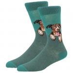 В мире животных | Носки Дворняга, р-р 38-44 (зеленый)