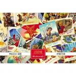 Ностальгия | Пазл премиум-класса "СССР.ОТКРЫТКИ", 48х33см,500ПЗ2_30050