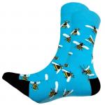 В гармонии с природой | Носки  Шершни белокрылые р-р 40-44 (голубой)