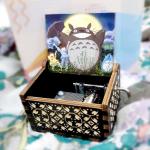 Мир Хаяо Миядзаки | Музыкальная шкатулка "Танец урожая"р-р 6,5х5,2 (черная)