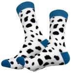 В мире животных | Носки  Далматин, р-р 40-44 (белый/черный/голубой)