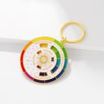 Вдохновение | Брелок "Цветовой круг Сонет", р-р (белый)