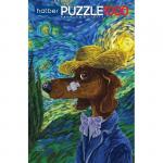 2_27890 Premium пазлы 1000эл. А2ф 48х68см "Такса Ван Гога" 083465