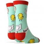 В мире животных | Носки Я был первый, р-р 38-44 (мятный, красный)