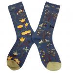 Джастин Ульянс | Носки "Мы ушли слишком рано", р-р 36--38 (графит)