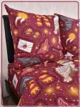 Детское постельное белье бязь Магия вид 7/2 бордо