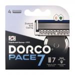  Kассеты для бритья Dorco Pace 7, 4шт.