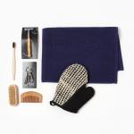Набор подарочный «Этель. Стальной характер», полотенце, щётка, расчёска