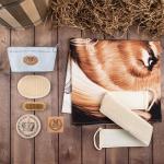 Набор подарочный «Этель. Король бани», 5 предметов, полотенце, мочалка, щёточка