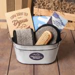 Набор подарочный «Этель. Горы зовут», 5 предметов, полотенце, мочалка, щётка