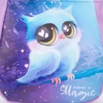 Сумка детская для девочки «Совушка» из эко-кожи, на ремешке, 17?12?5 см