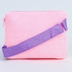 Сумка детская «Кошечка с бабочками», плюшевая