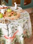 Скатерть «Этель. Пасха в лесу», d=215 см, 100% хлопок, саржа 190 г/м?