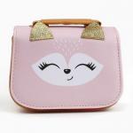 Детская сумка «Лисичка», с ушками, 16?12?6.5 см