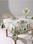 Набор кухонный «Этель. Пасха в лесу»: скатерть 148?183±2 см с ГМВО, салфетка 40?40 см - 8 шт.