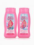 Набор детский «Самая красивая», гель-пена 250 мл, шампунь 250 мл, мочалка 25 г, Чистое счастье