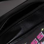 Сумка детская для девочки Kiss, искусственная кожа, на ремешке, чёрная, 18?6?11 см