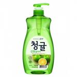LN Chamgreen Средство для мытья посуды, овощей и фруктов Unripe Green Tangerine  by Chamgreen 1kg Container