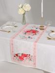 Дорожка на стол «Этель. Розы», 40?146 см, 100% хлопок, саржа 190 г/м?